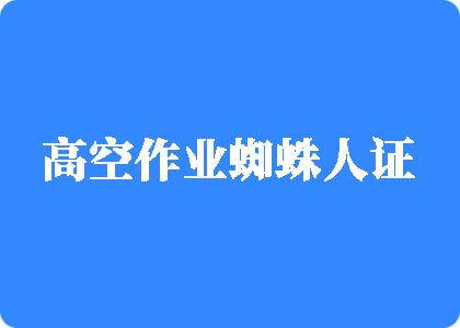 黑人抽插阿姨高空作业蜘蛛人证